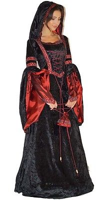Kostüm Yandra Gothic Elbe Gr. 36 38 40 42 Mittelalter Kleid Faschingskostüm