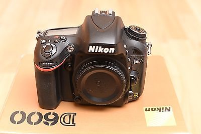 Nikon D D600 24.3 MP SLR-Digitalkamera - Schwarz (Nur Gehäuse) - Gebraucht