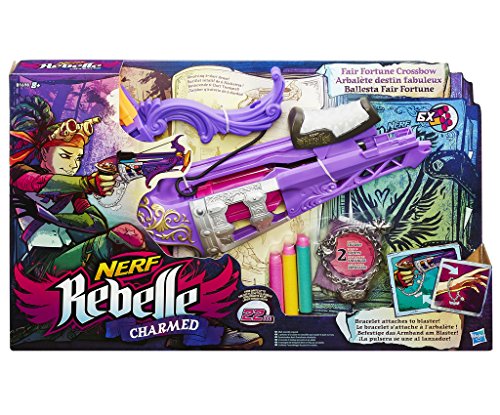 Hasbro Nerf Rebelle B1698EU4 - Charmed Fair Fortune Crossbow, Spielzeugblaster