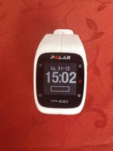Polar M400 GPS-Laufuhr, Fitnesscomputer weiß - Restgarantie!