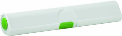 Emsa 508270 Folienschneider für Alu- oder Frischhaltefolie, Größe 33 cm, Grün/Weiß, Click & Cut