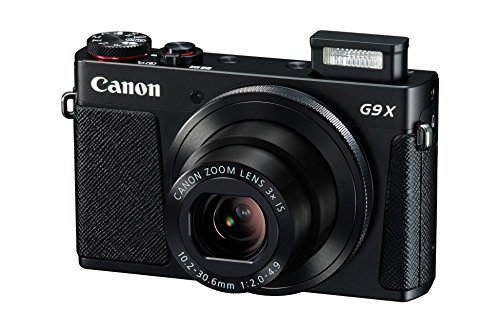 Canon PowerShot G9 X Kompaktkamera (20,2 Megapixel, 7,5 cm (3 Zoll) Display, WLAN, NFC, Image Sync, 1080p, Full HD) schwarz