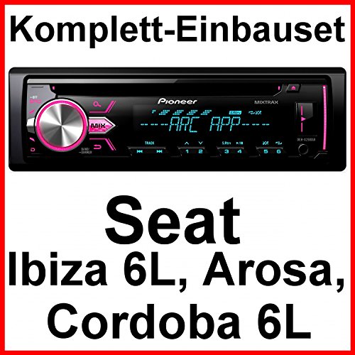 Komplett-Set Seat Ibiza 6L Arosa Cordoba DEH-X2900UI USB Autoradio MP3 CD FLAC