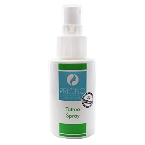Priono® - Tattoo Spray - 75 ml (Tattoospray Tattoopflege Antibakteriell Reinigung Aftercare Nachsorge Wundreinigung Desinfektion wässrige Lösung)
