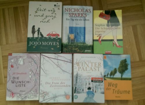 Bücherpaket,Romane,Frauenromane,7 Stück