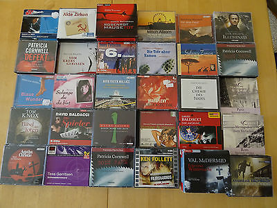 Hörbuch-Paket 30 Stück Hörbücher Sammlung viele Thriller * verschiedene Genre