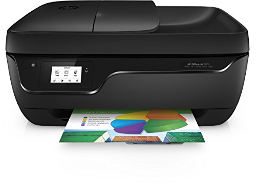HP Officejet 3831 Multifunktionsdrucker (A4, Drucker, Kopierer, Scanner, Fax, HP Instant Ink, WLAN, USB, 4800 x 1200 dpi) schwarz