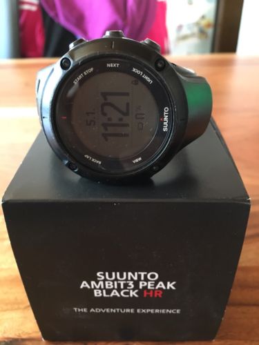 Suunto AMBIT3 PEAK BLACK (HR) Armbanduhr für Unisex SS020674000