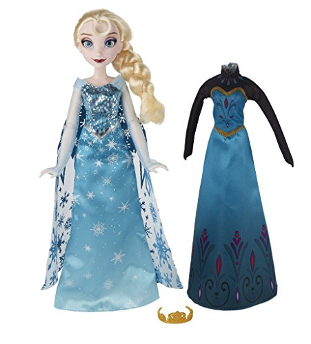 Hasbro Disney Die Eiskönigin B5170ES0 - Disney Die Eiskönigin Elsa mit festliches Wechsel-Outfit, Puppe