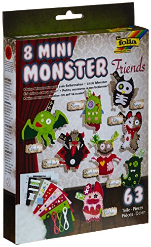 Folia 50106 - Mini Monster Freunde, 8