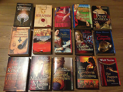 15 x Historische Romane / Bücherpaket, Paket !!!