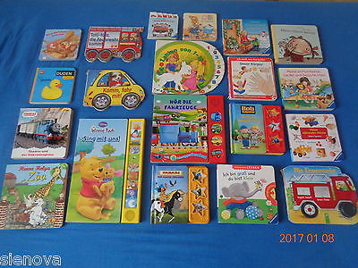 20 Bücher Kinder Bücher  Paket  - 5 Bücher mit Geräuschtasten !!!