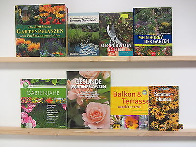 48 Bücher Garten gärtnern Gartenpflege Gartengestaltung Balkon Terrasse