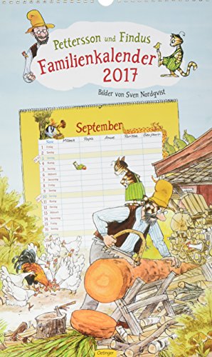 Pettersson & Findus Familienkalender 2017