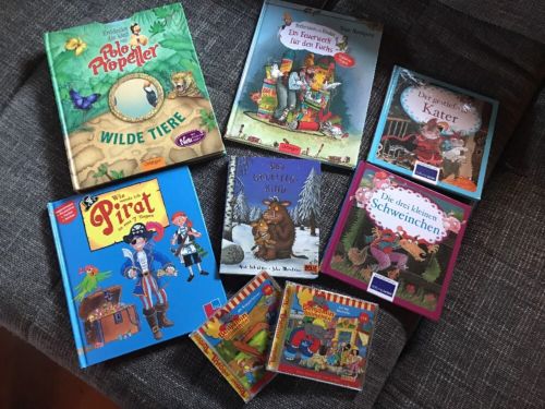 Kinder Bücher Paket Grüffelo ,Pettersson Und Findus,Polo Propeller  Plus 2 CDs