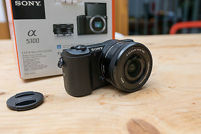 Sony Alpha ILCE-5100L 24.3 MP Digitalkamera - Schwarz (Kit m/ E PZ 16-50mm...