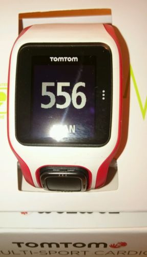 TOMTOM Multi-Sport Cardio GPS Watch rot/weiß (in Originalverpackung)