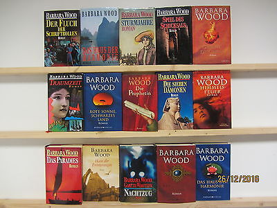 Barbara Wood 15  Bücher Romane historische Romane Liebesromane Schicksalsromane