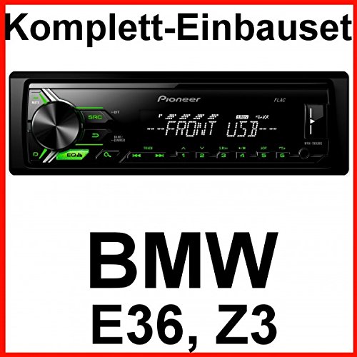 Komplett-Set BMW 3er E36 Z3 Pioneer MVH-190UBG USB Autoradio WMA FLAC MP3 AUX