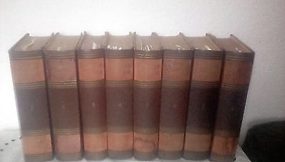 8 Bände Meyers Lexikon 1936 -1940,Band 1-8, 8. Auflage (brauner Meyer)