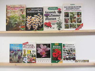 40 Bücher Bildbände Blumen Pflanzen Grünpflanzen Pflanzenpflege Zimmerpflanzen