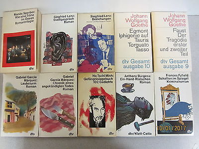 104 Bücher Taschenbücher weiße dtv Taschenbücher dtv Verlag