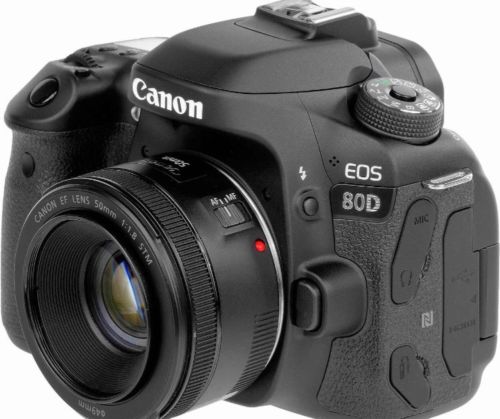 Canon EOS 80D mit 50mm  1.8f Festbrennweite von Canon das neue 50mm