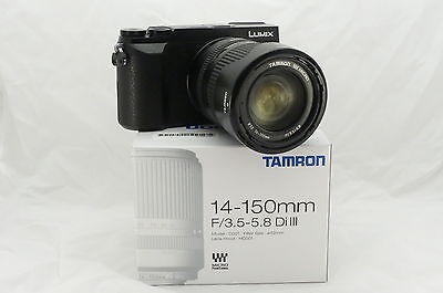 Systemkamera Panasonic Lumix GX80; mit Objektiv Tamron 14-150mm; gebraucht