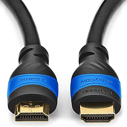 deleyCON 10m HDMI Kabel - kompatibel zu HDMI 2.0a/b/1.4a - UHD / 4K / HDR / 3D / 1080p / 2160p / ARC - High Speed mit Ethernet