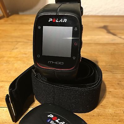 Polar M400 Laufuhr mit GPS, Fitnesstracker, Bluetooth Brustgurt H7, Pulsuhr