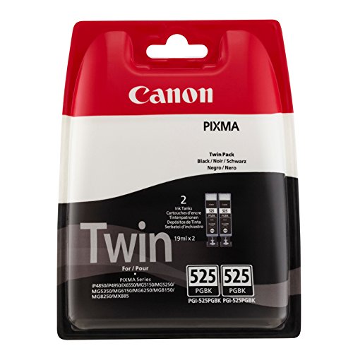 Canon PGI-525PGBK Tintenpatronen (2er-Pack: 2x19ml) schwarz