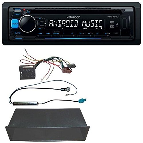 Kenwood KDC-100UB CD MP3 USB AUX Autoradio für VW Polo, Lupo, Fox, Passat, T5