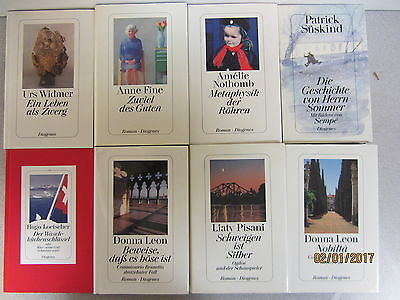 69 Bücher Romane Diogenes Verlag Hardcover