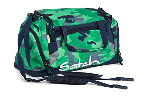 Satch Sporttasche Green Camou 9D8 grün grau camouflage