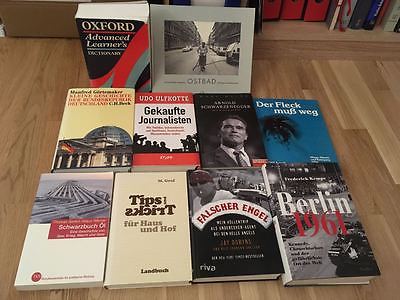 10 Bücher von bzw. über Schwarzenegger, Ulfkotte etc.