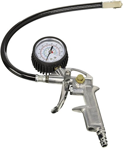 All Ride Reifenfüllgerät Luftpistole mit Manometer Druckmesser Fahrrad/Pkw/Lkw für Kompressor