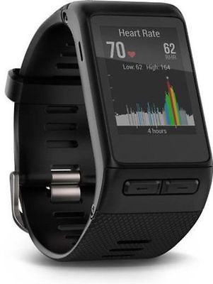 Garmin vivoactive HR - Schwarz (Standard) Sport-GPS-Smartwatch (Austauschuhr)