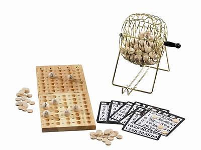 Großes XXL Bingo Spiel mit Metall-Ziehungstrommel