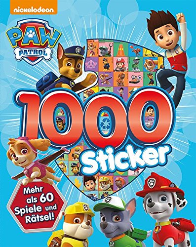 Nickelodeon Paw Patrol - 1.000 Sticker: Mehr als 60 Spiele & Rätsel