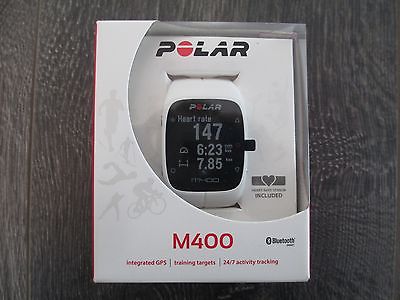 Polar M400 GPS-Sportuhr HRM Brustgurt Polar Sportuhr M400 Activity Tracker weiß