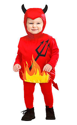 Plushy Devil Kinderkostüm NEU - Jungen Karneval Fasching Verkleidung Kostüm