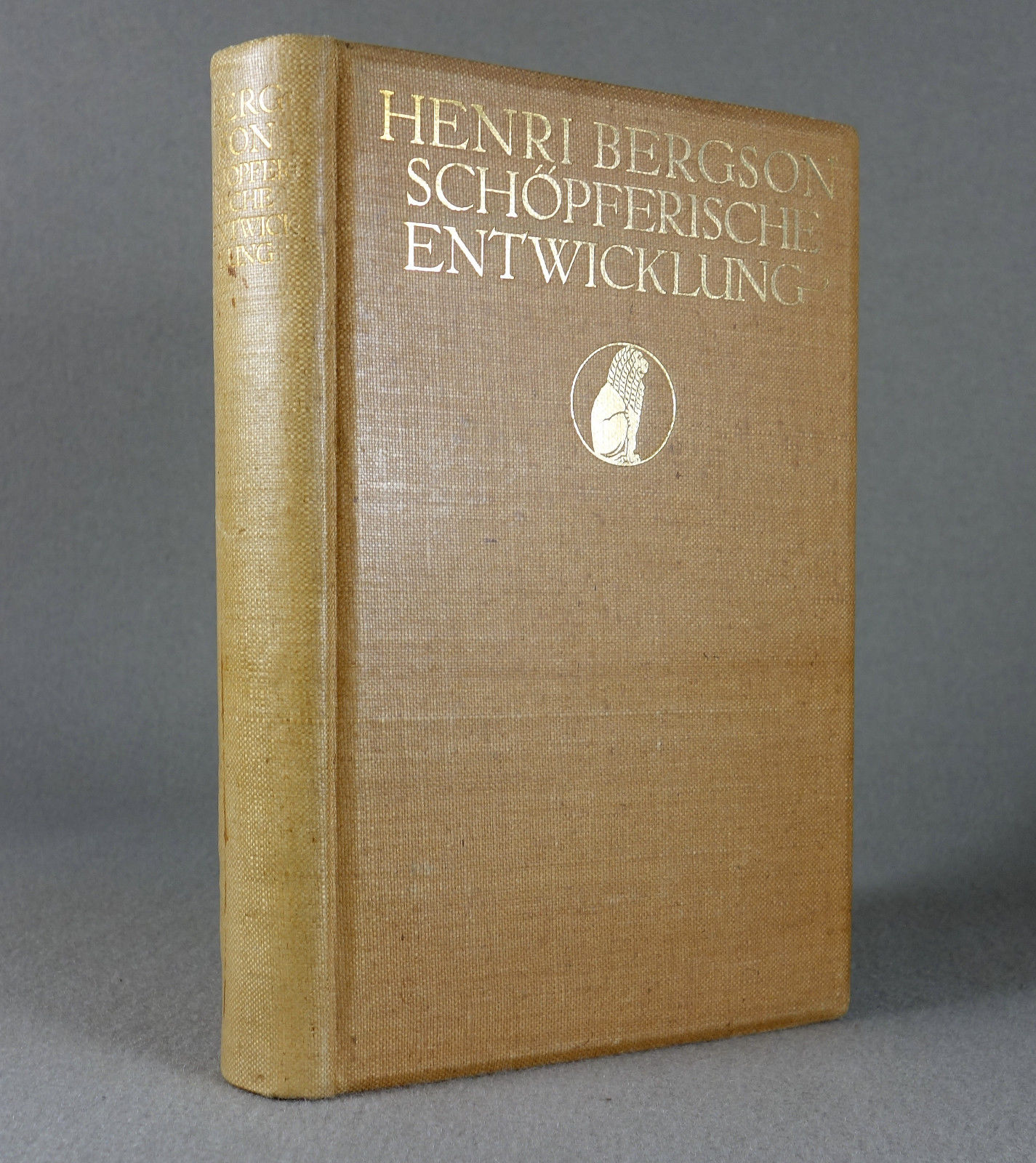 1912 - ERSTAUSGABE - Henri Bergson - PHILOSOPHIE Nobelpreis Evolution - SELTEN