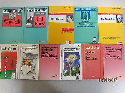 85 Bücher Taschenbücher Klett Lektürenhilfen Klett Lesehefte Schulbücher