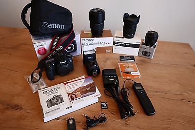 Canon EOS 70D 20.2 MP mit 3x Objektive und Zubehörpaket 