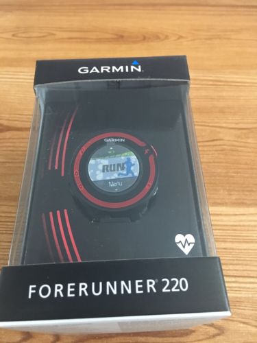 Garmin Forerunner 220 GPS Uhr mit Brustgurt + OVP! Wie neu!!!