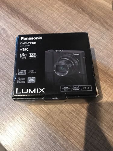 Panasonic Lumix DMC-TZ 101 schwarz - Digitalkamera 20.1 MP 4K HDMI WiFi AVCHD
