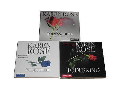 XXL HÖRBUCH-PAKET 3 Karen Rose Thriller Hörbücher auf 18 CDs - WAHNSINNSPREIS!!
