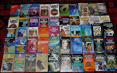 50 Science Fiction Taschenbücher / SF Paket 2