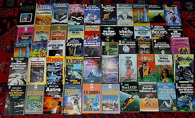 50 Science Fiction Taschenbücher / SF Paket 1