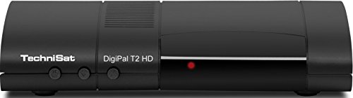 TechniSat DigiPal T2 HD DVB-T2 HD Receiver (DVB-T/DVB-T2, H.265, HDTV, HDMI, Irdeto Zugangssystem, USB 2.0 Mediaplayer, 12V) schwarz